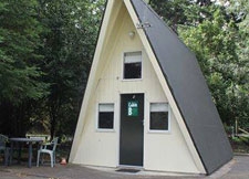 affordable cabins equipped with bedding